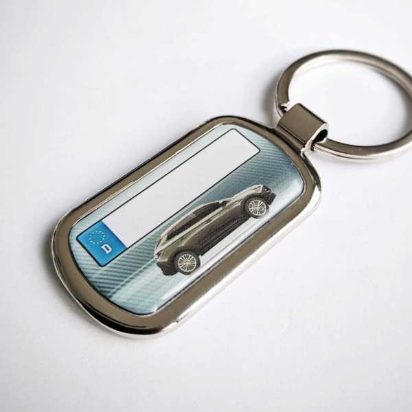 Renault Kadjar Schlüsselanhänger personalisiert & Kennzeichen & Gravur auf der Rückseite