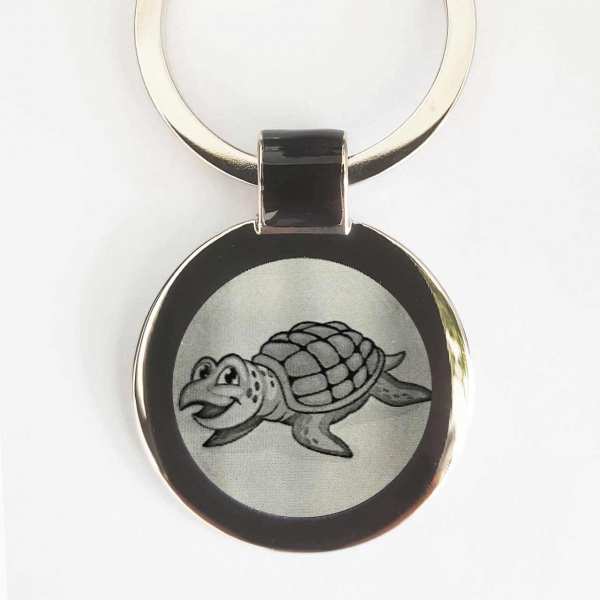 Schildkröte Schlüsselanhänger personalisiert mit Gravur